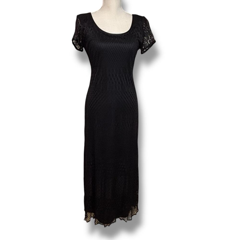 Vintage Superstition Dark Brown Lace with Black Lining size 8